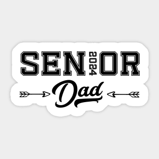 Senior dad of 2024, Proud Senior Dad 2024, Senior 2024 Dad Class Of 2024 Father Sticker